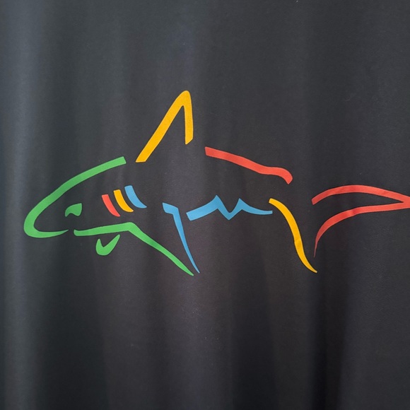 Men’s Greg Norman Collection Long Sleeve Shark Logo T-shirt, size XXL - Picture 4 of 5